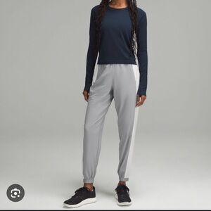 Lululemon Athletica Navy and Gray Joggers